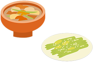 イラスト:野菜料理