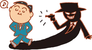 イラスト：自覚症状なし