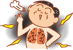 イラスト：COPD