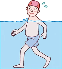 イラスト:水中ウォーキング